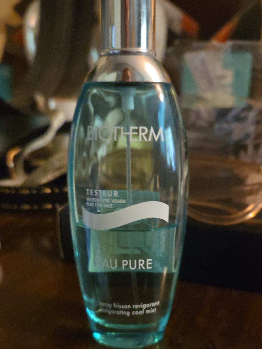 Biotherm Eau Pure Refreshing Cool Mist 100 Ml Bottle Half Full
